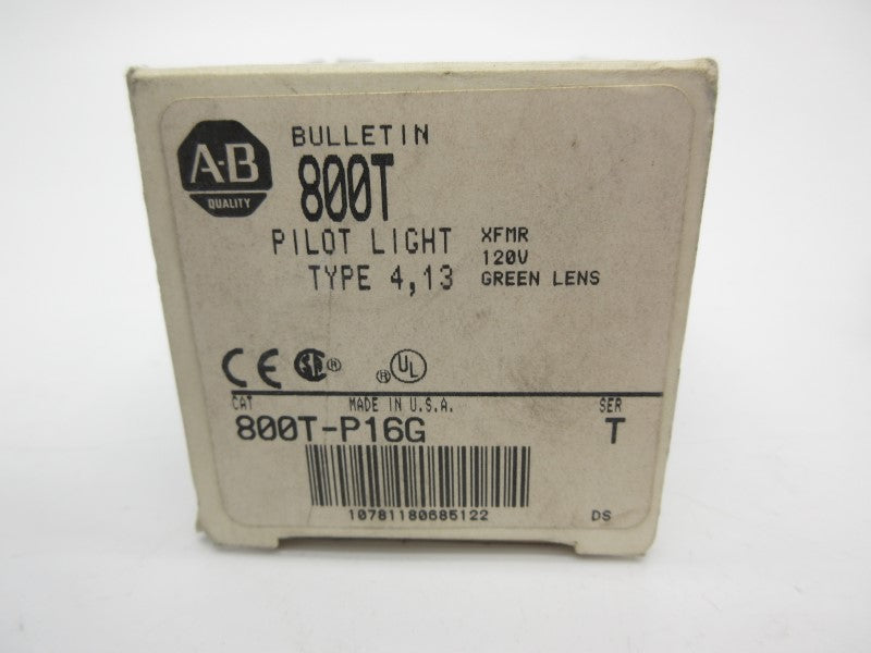 ALLEN BRADLEY 800T-P16G SER. T 120V (GY/BL) NSMP