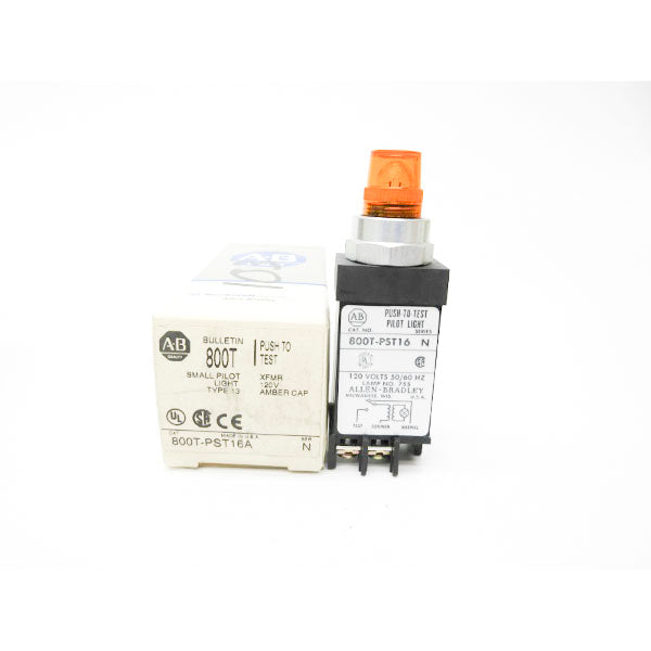 ALLEN BRADLEY 800T-PST16A SER. N 120V (GY/BL) NSMP