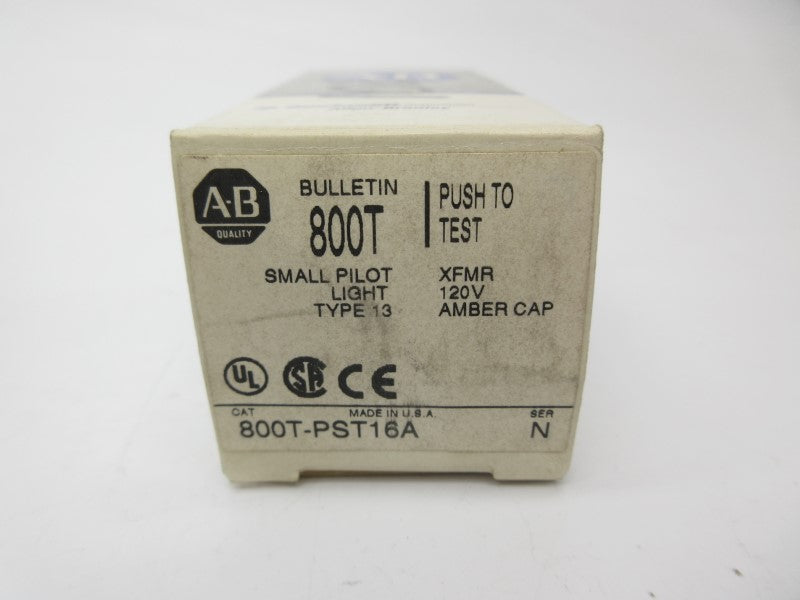 ALLEN BRADLEY 800T-PST16A SER. N 120V (GY/BL) NSMP