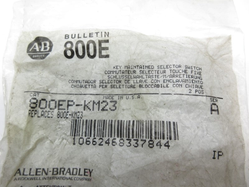 ALLEN BRADLEY 800EP-KM23 SER. A NSMP
