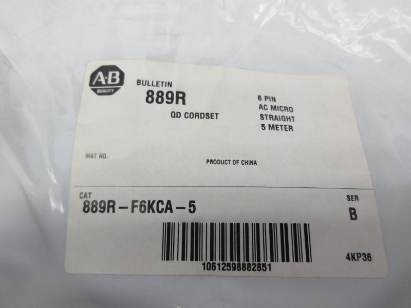 ALLEN BRADLEY 889R-F6KCA-5 SER. B NSMP