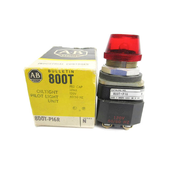 ALLEN BRADLEY 800T-P16R SER. N 120V (BK/YL) NSMP