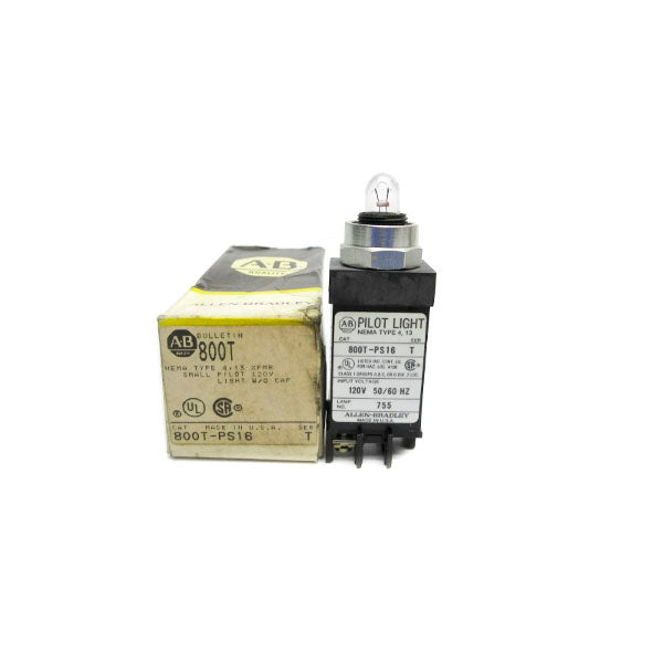 ALLEN BRADLEY 800T-PS16 SER. T 120V (BK/YL) NSMP