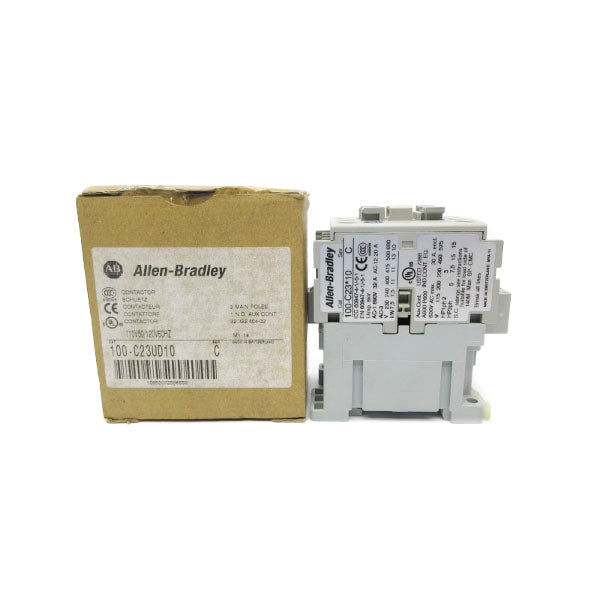 ALLEN BRADLEY 100-C23UD10 SER. C 110/120V 32A (BR/WH) NSMP