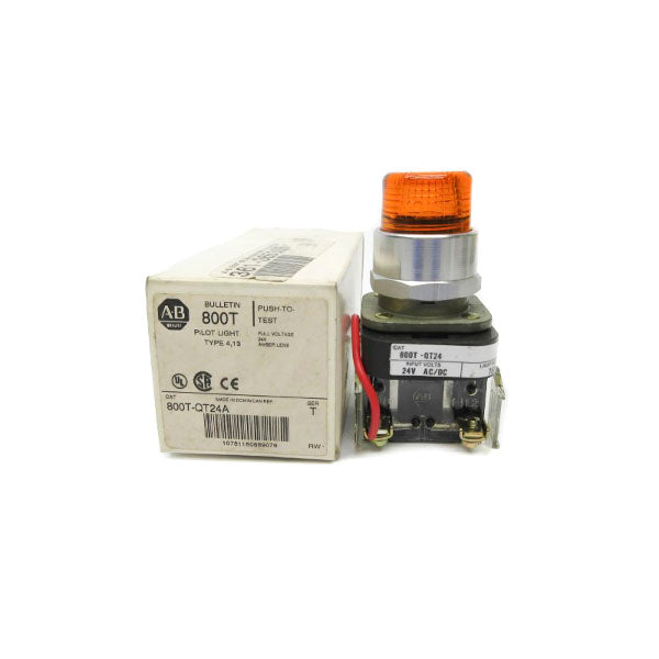 ALLEN BRADLEY 800T-QT24A SER. T 24VAC/DC (WH) NSMP