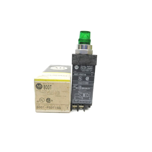 ALLEN BRADLEY 800T-PSDT16G SER. T 120V (BK/YL) NSMP