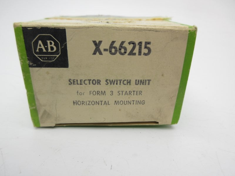 ALLEN BRADLEY X-66215 (BK/GR) NSMP