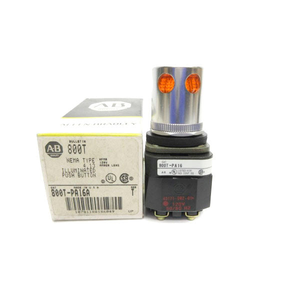 ALLEN BRADLEY 800T-PA16A SER. T 120V (BK/YL) NSMP