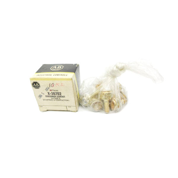 ALLEN BRADLEY X-36702 (PKG OF 10) (BK/YL) NSMP