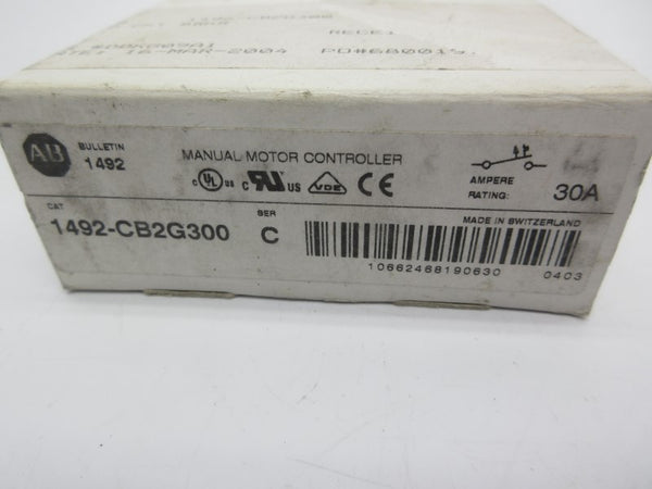 ALLEN BRADLEY 1492-CB2G300 SER. C 277V 30A (WH) NSMP