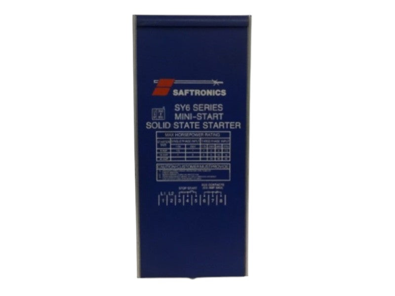 SAFTRONICS SY6-09 MINI-START SOLID STATE STARTER  UNMP