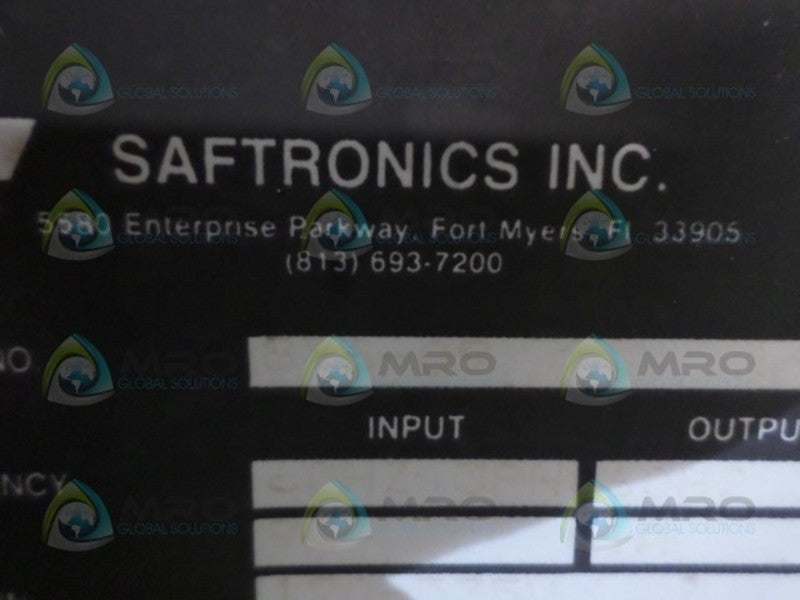 SAFTRONICS SY6-09 MINI-START SOLID STATE STARTER  UNMP