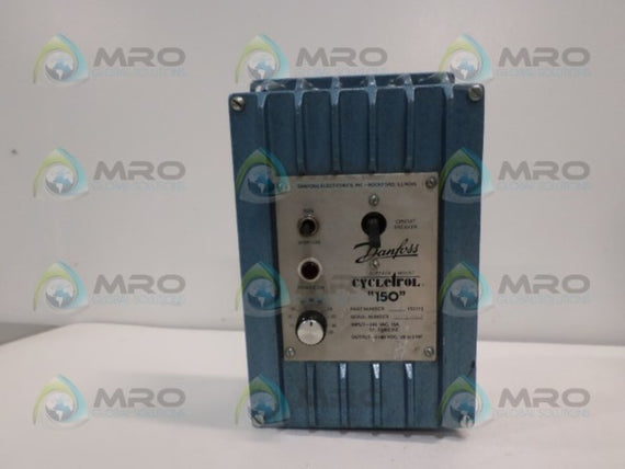DANFOSS 150312 CYCLETROL 150 MOTOR SPEED CONTROL 240VAC 15A * USED *