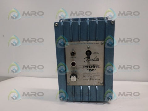 DANFOSS 150312 CYCLETROL 150 MOTOR SPEED CONTROL 240VAC 15A * USED *