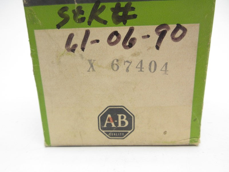ALLEN BRADLEY X-67404 (BK/GR) NSMP