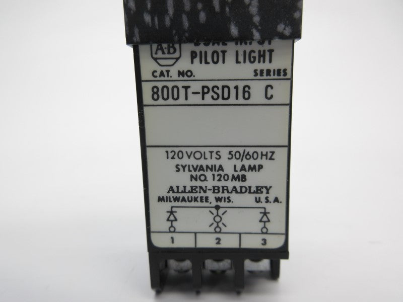 ALLEN BRADLEY 800T-PSD16 SER. C 120V NSNP