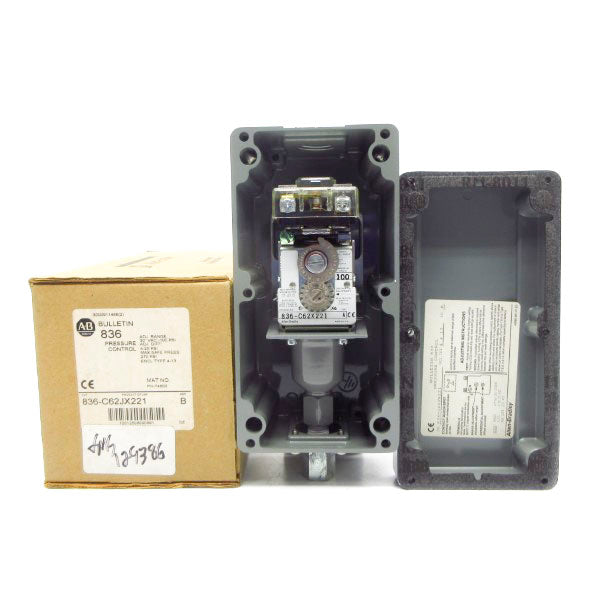 ALLEN BRADLEY 836-C62JX221 SER. B 270PSI (BR/WH) NSMP