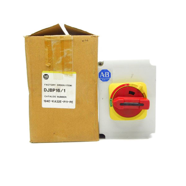 ALLEN BRADLEY 194-E-KA32E-P11-PE (BR/YL) NSMP