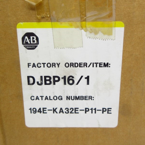 ALLEN BRADLEY 194-E-KA32E-P11-PE (BR/YL) NSMP