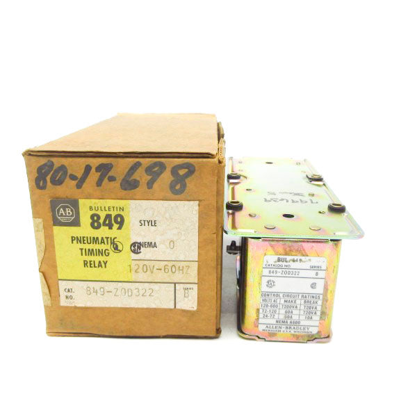 ALLEN BRADLEY 849-ZOD322 SER. B 120V (BR/YL) NSMP