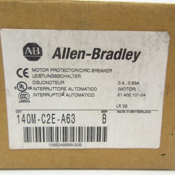 ALLEN BRADLEY 140M-C2E-A63 SER. B 690V 0.4-0.63A NSMP