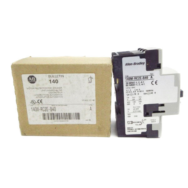 ALLEN BRADLEY 140M-RC2E-B40 SER. A 690V 2.5-4.0A NSMP