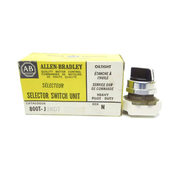 ALLEN BRADLEY 800T-J2KD7 SER. N (BK/YL) NSMP