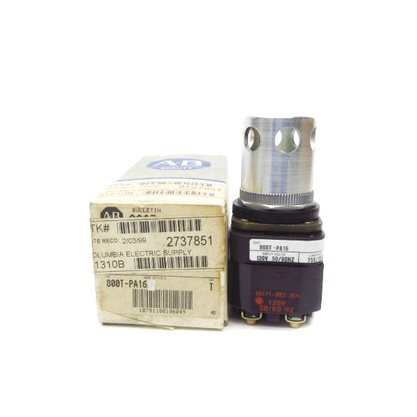 ALLEN BRADLEY 800T-PA16 SER. T 120V (GY/BL) NSMP