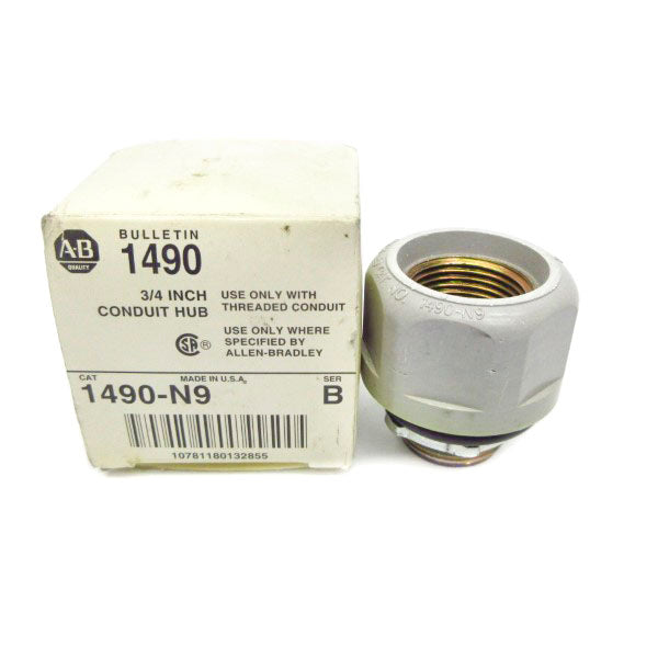 ALLEN BRADLEY 1490-N9 SER. B 3/4" (WH) NSMP