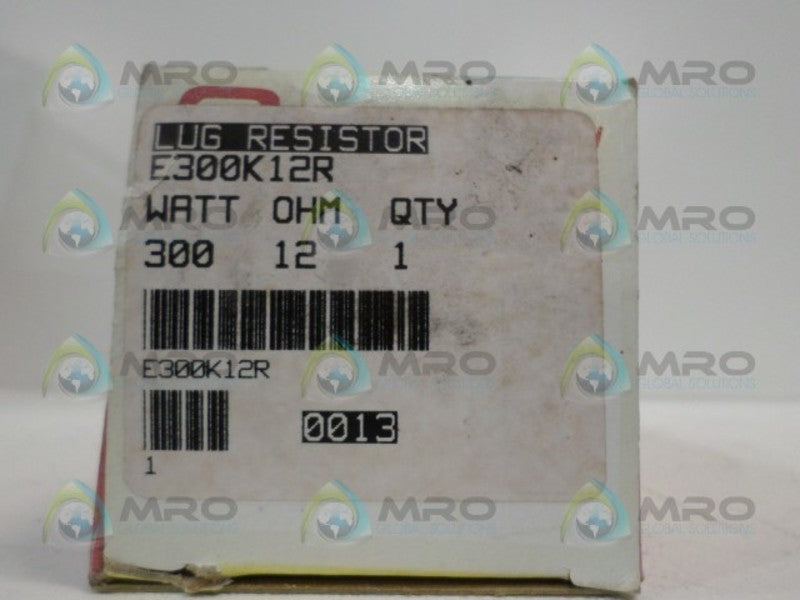 OHMITE E300K12R LUG RESISTOR 300WATTS  NSMP
