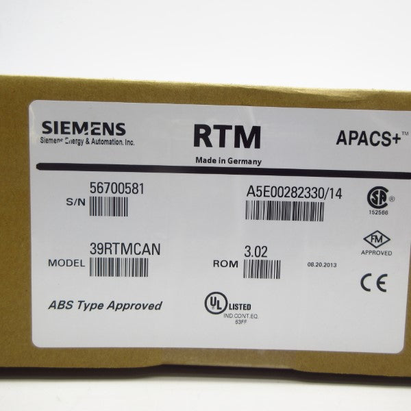 SIEMENS 39RTMCAN A5E00282330/14 (AS PICTURED) NSFS