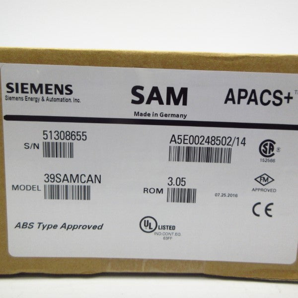 SIEMENS 39SAMCAN A5E00248502/14 NSFS