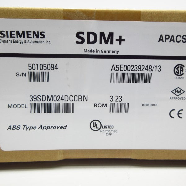 SIEMENS 39SDM024DCCBN A5E00239248/13 NSFS