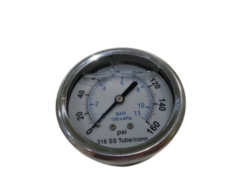 PIC GAUGES SEC-302LFW-254F PRESSURE GAUGE 0-160PSI  NSMP