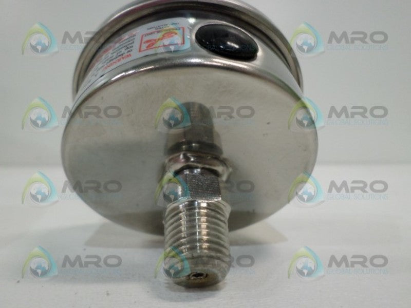 PIC GAUGES SEC-302LFW-254F PRESSURE GAUGE 0-160PSI  NSMP