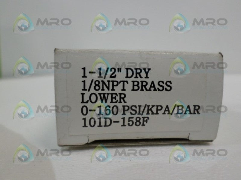 FLUID POWER DIVISION 101D-158F PRESSURE GAUGE 0-160PSI  NSMP