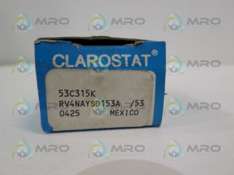 CLAROSTAT RV4NAYSD153A POTENTIOMETER  NSMP