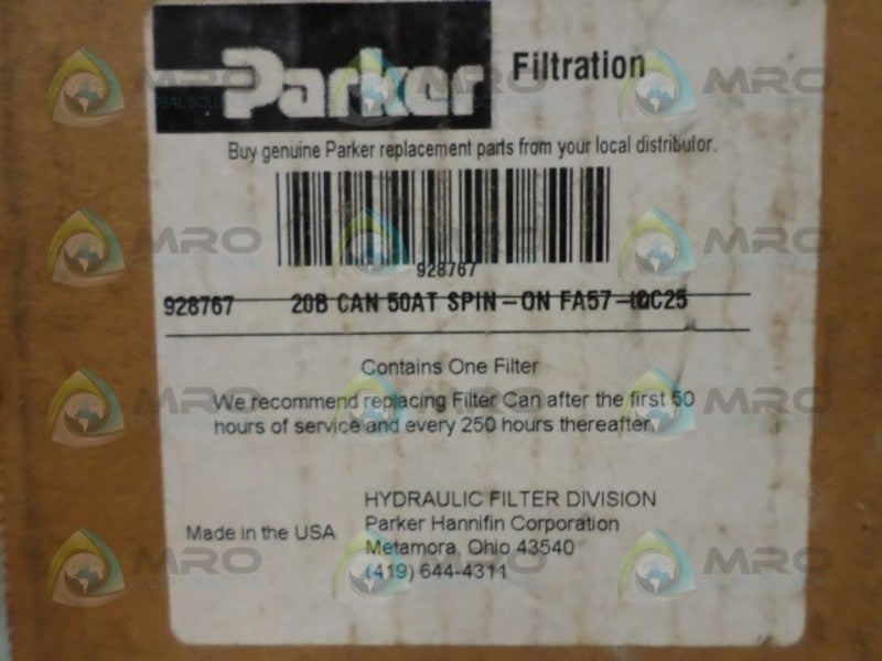 PARKER 928767 FILTER ELEMENT  NSMP