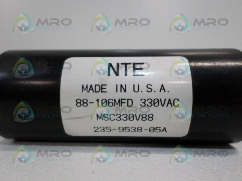 NTE 88-106MFD MOTOR START CAPACITOR 330VAC  UNMP