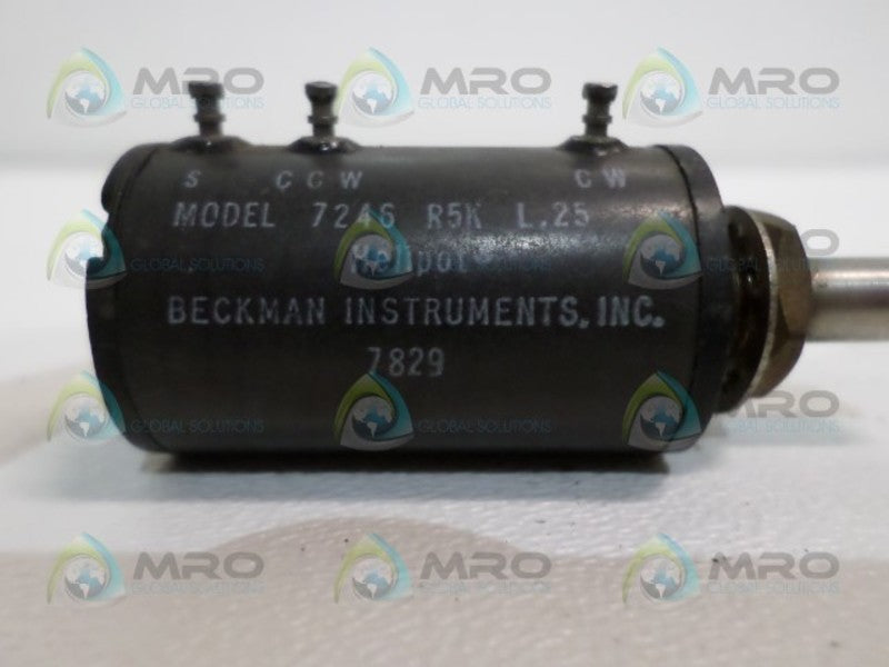 BECKMANN INSTRUMENTS 7246 R5K L.25 POTENTIOMETER  UNMP