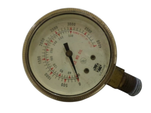 USG BU-2581-AM PRESSURE GAUGE 0-4000PSI  UNMP