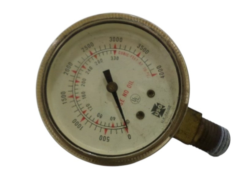 USG BU-2581-AM PRESSURE GAUGE 0-4000PSI  UNMP