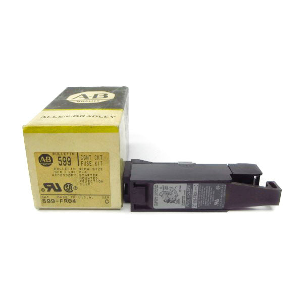 ALLEN BRADLEY 599-FR04 SER. C 600VAC (BK/YL) NSMP