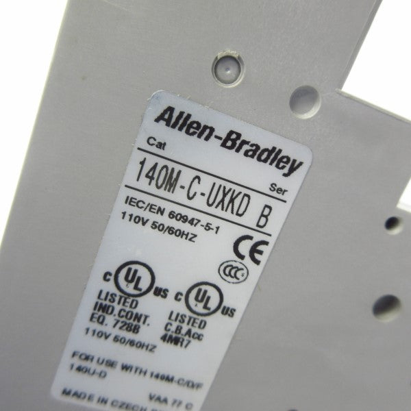 ALLEN BRADLEY 140M-C-UXKD SER. B 110V NSNP