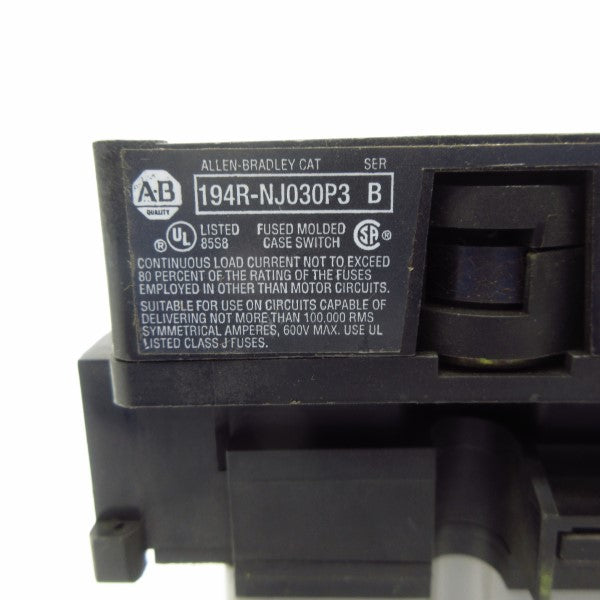 ALLEN BRADLEY 194R-NJ030P3 SER. B NSNP