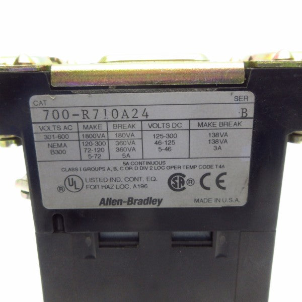 ALLEN BRADLEY 700-R710A24 SER. B 24V NSNP