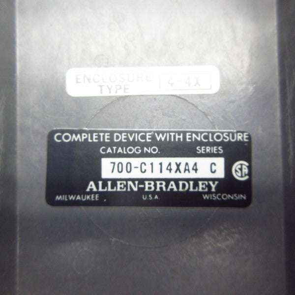 ALLEN BRADLEY 700-C114XA4 SER. C NSNP