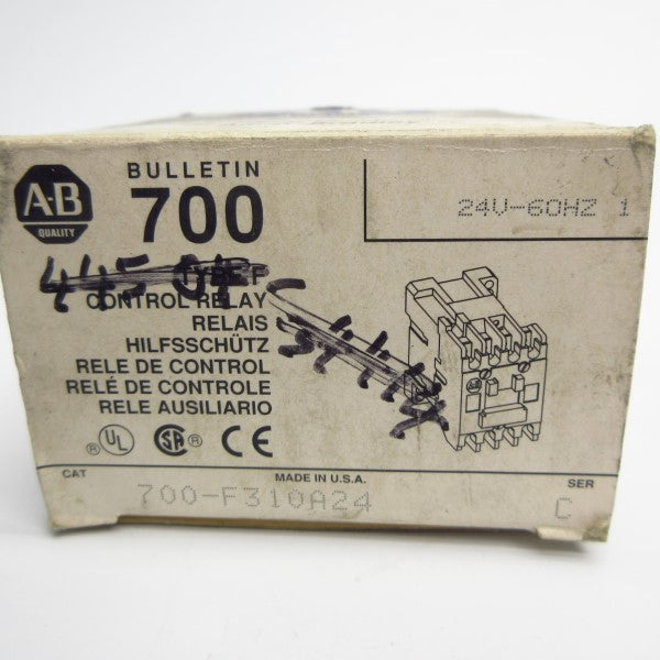 ALLEN BRADLEY 700-F310A24 SER. C 24V (GY/BL) NSMP