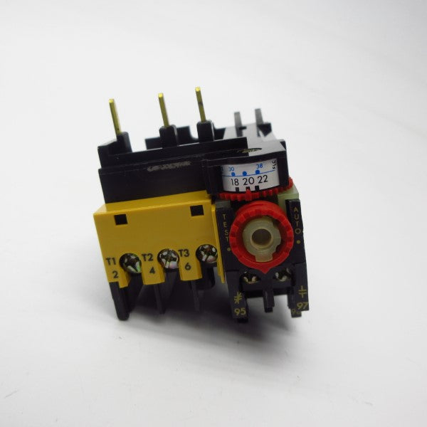 ALLEN BRADLEY 193-BSC22 SER. A 660V 18-22A (BK/YL) NSMP