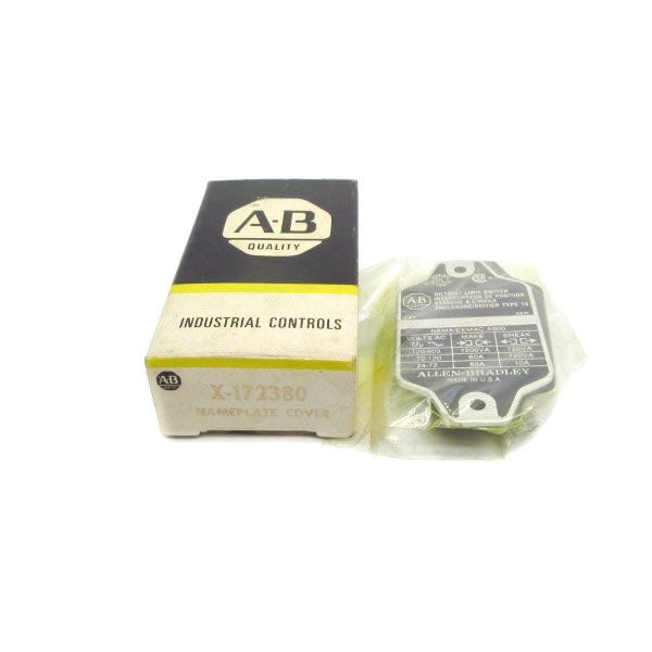 ALLEN BRADLEY X-172380 (BK/YL) NSMP